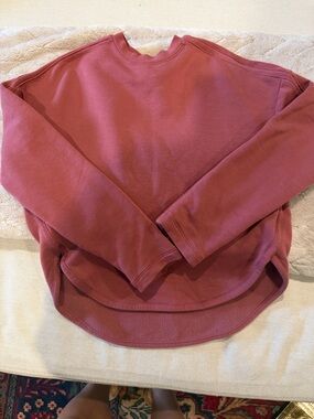 Athleta Girl Rose Pink Crewneck Sweatshirt